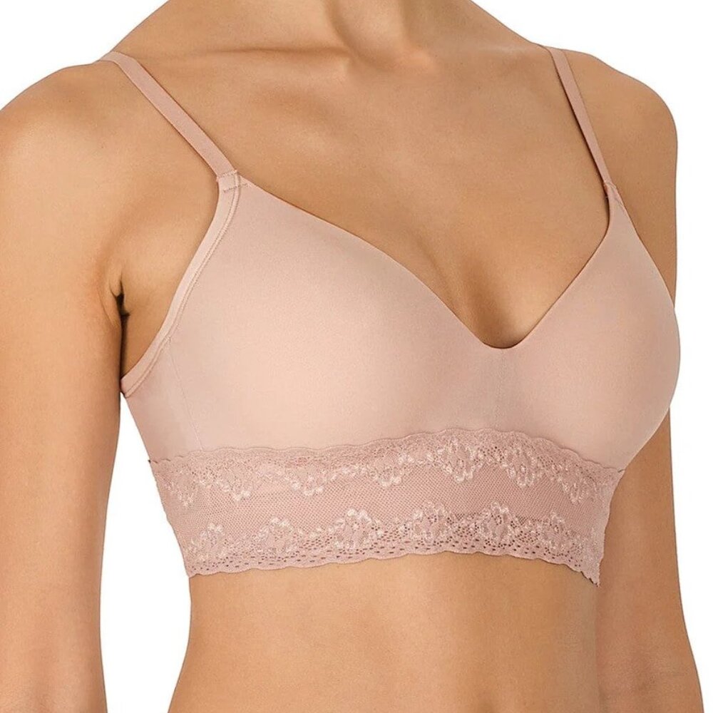 Natori Bliss Perfection Wireless Bra 34DDD Pink